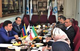 جلسه با سفیر آذربایجان در انجمن صنفی شرکتهای حمل ونقل بین المللی ایران