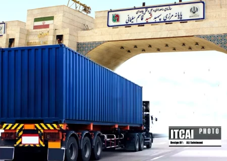 صادرات یک میلیون و ۴۶۵ هزار تن کالا از مرز مهران