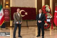 حضور رئیس و دبیر انجمن ایران در مراسم سالگرد تأسیس جمهوری ترکیه و گفت‌وگو درباره مسائل حمل‌ونقل دو کشور